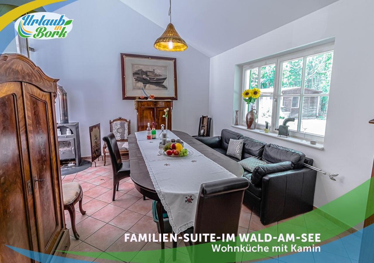 Familien-Suite-Im-Wald-Am-See Bork Bagian luar foto