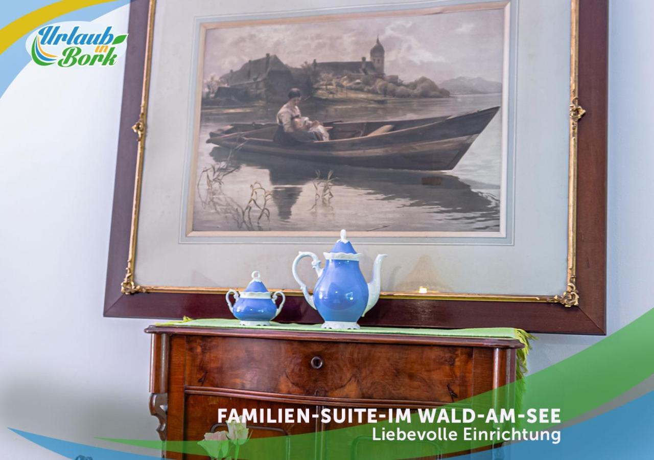 Familien-Suite-Im-Wald-Am-See Bork Bagian luar foto