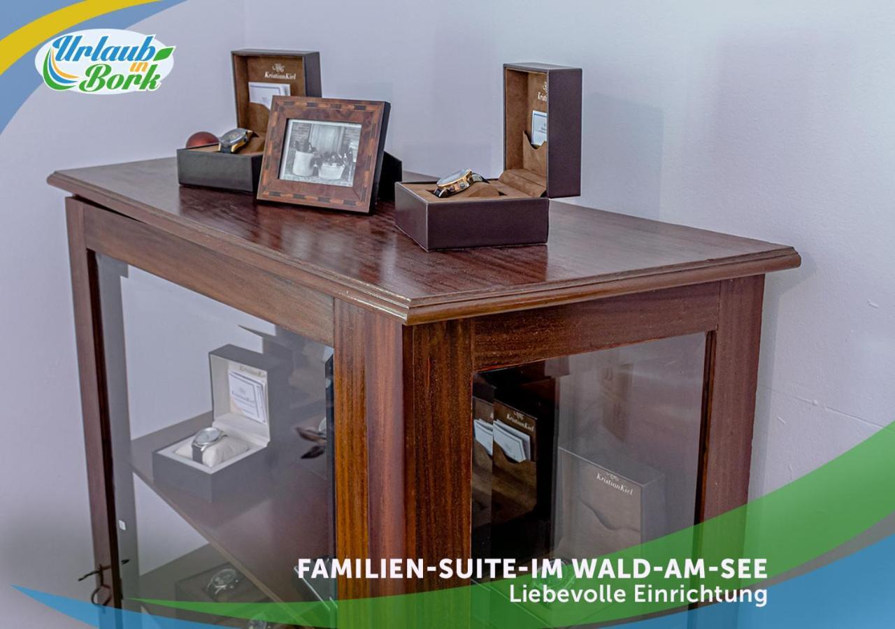 Familien-Suite-Im-Wald-Am-See Bork Bagian luar foto
