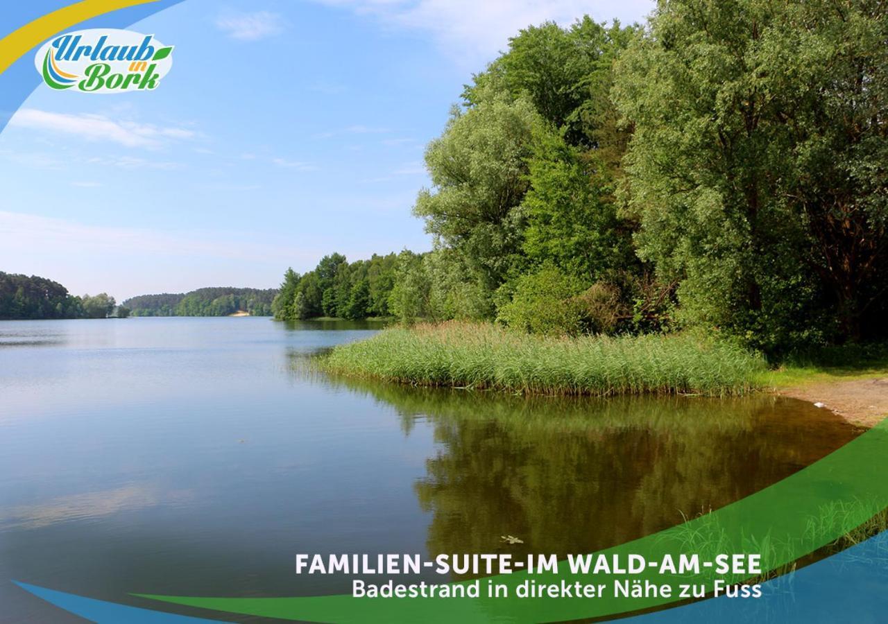 Familien-Suite-Im-Wald-Am-See Bork Bagian luar foto