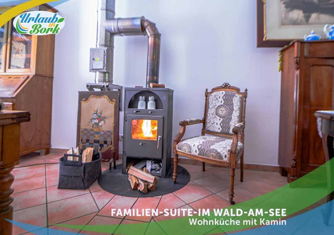 Familien-Suite-Im-Wald-Am-See Bork Bagian luar foto