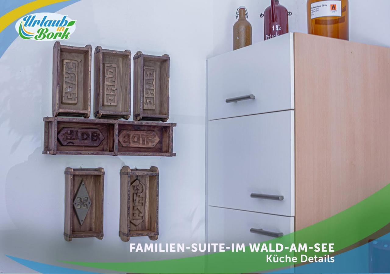 Familien-Suite-Im-Wald-Am-See Bork Bagian luar foto