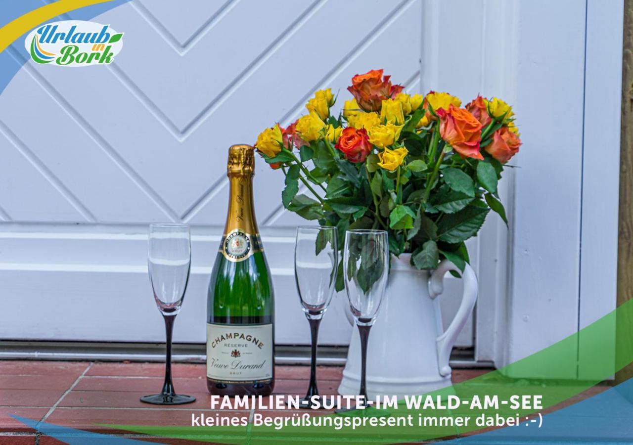 Familien-Suite-Im-Wald-Am-See Bork Bagian luar foto
