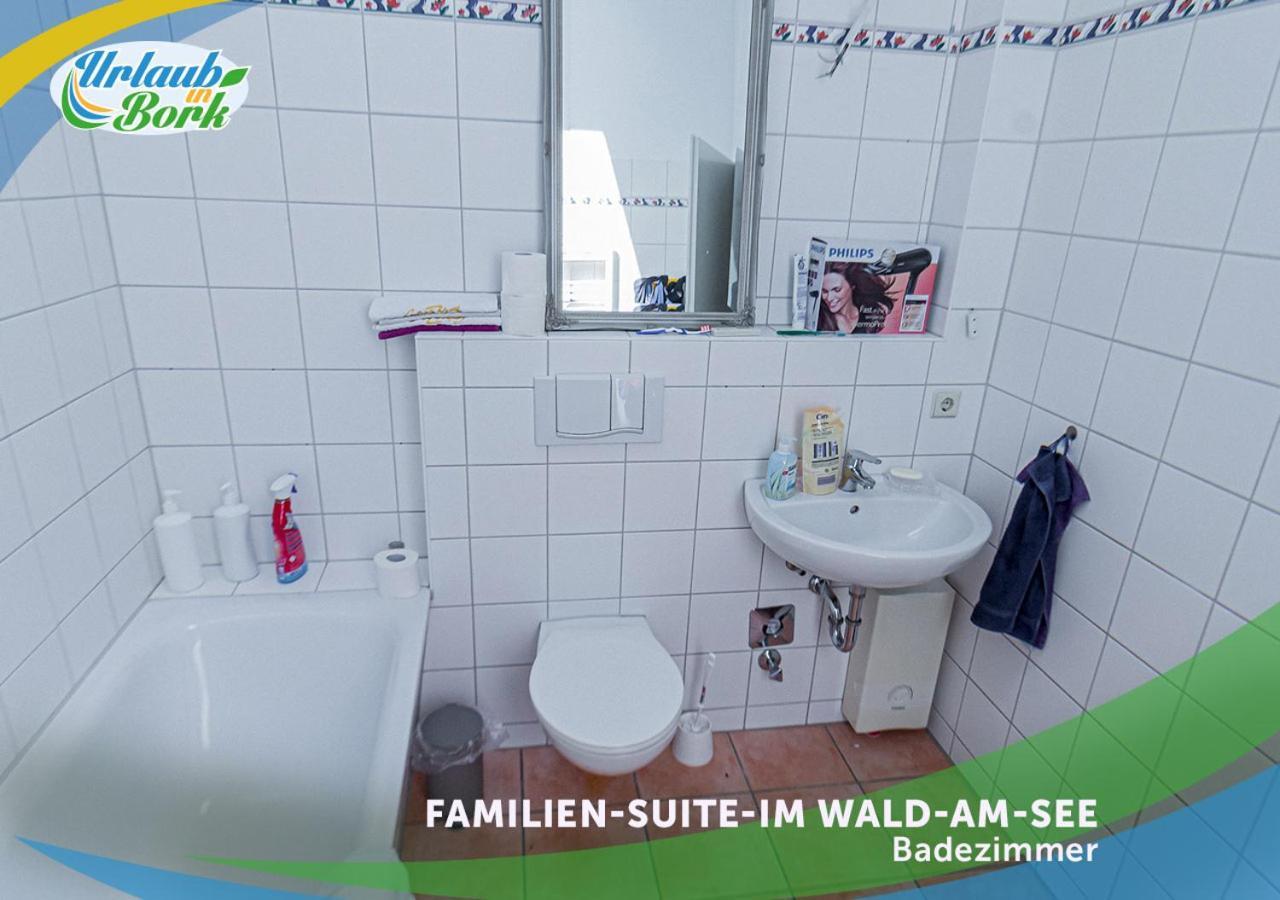 Familien-Suite-Im-Wald-Am-See Bork Bagian luar foto