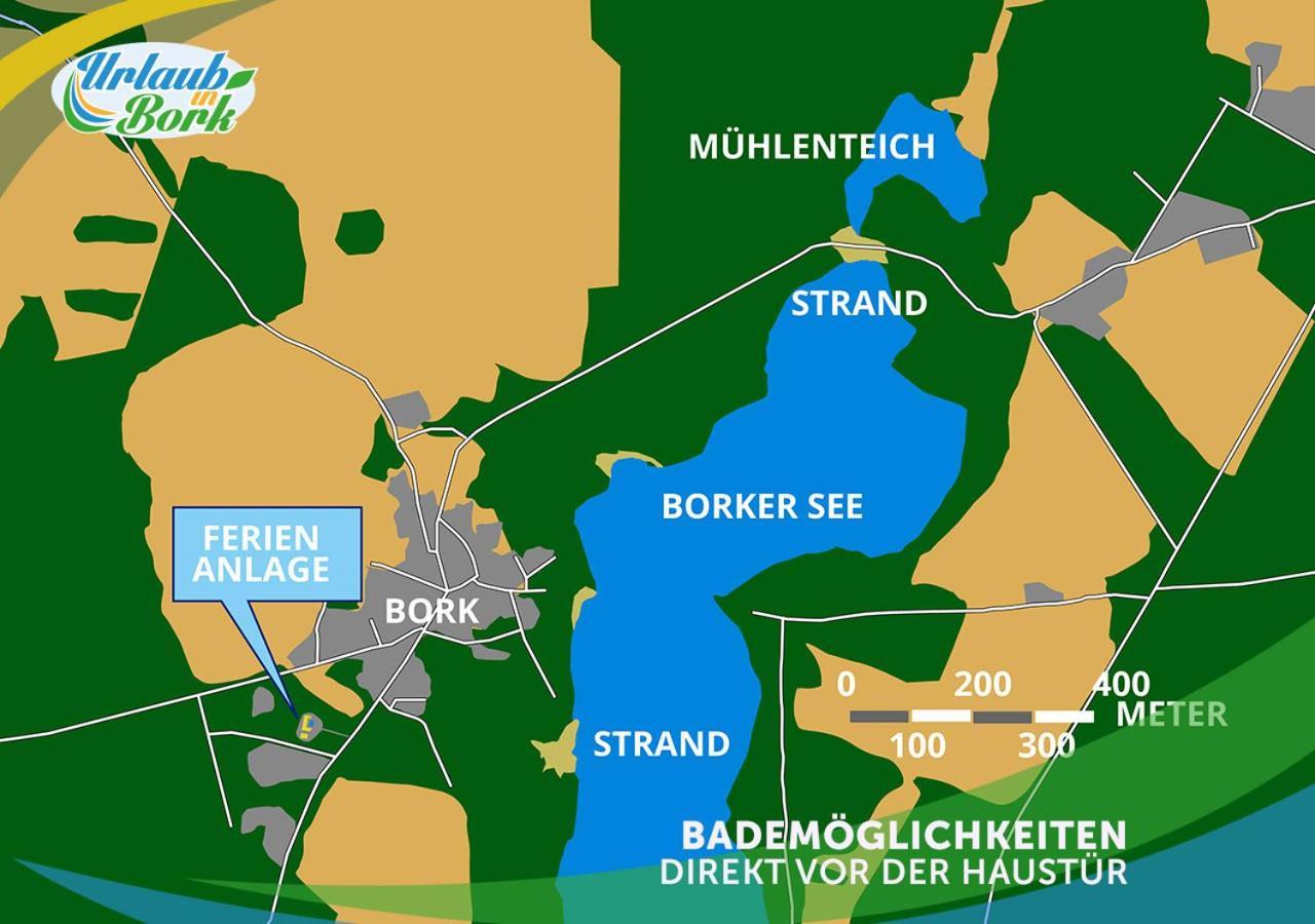 Familien-Suite-Im-Wald-Am-See Bork Bagian luar foto